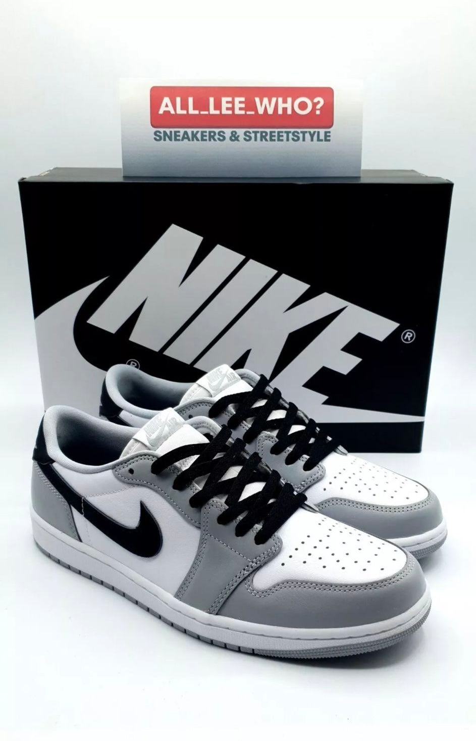 Nike Air Jordan 1 Low "White Black Wolf"