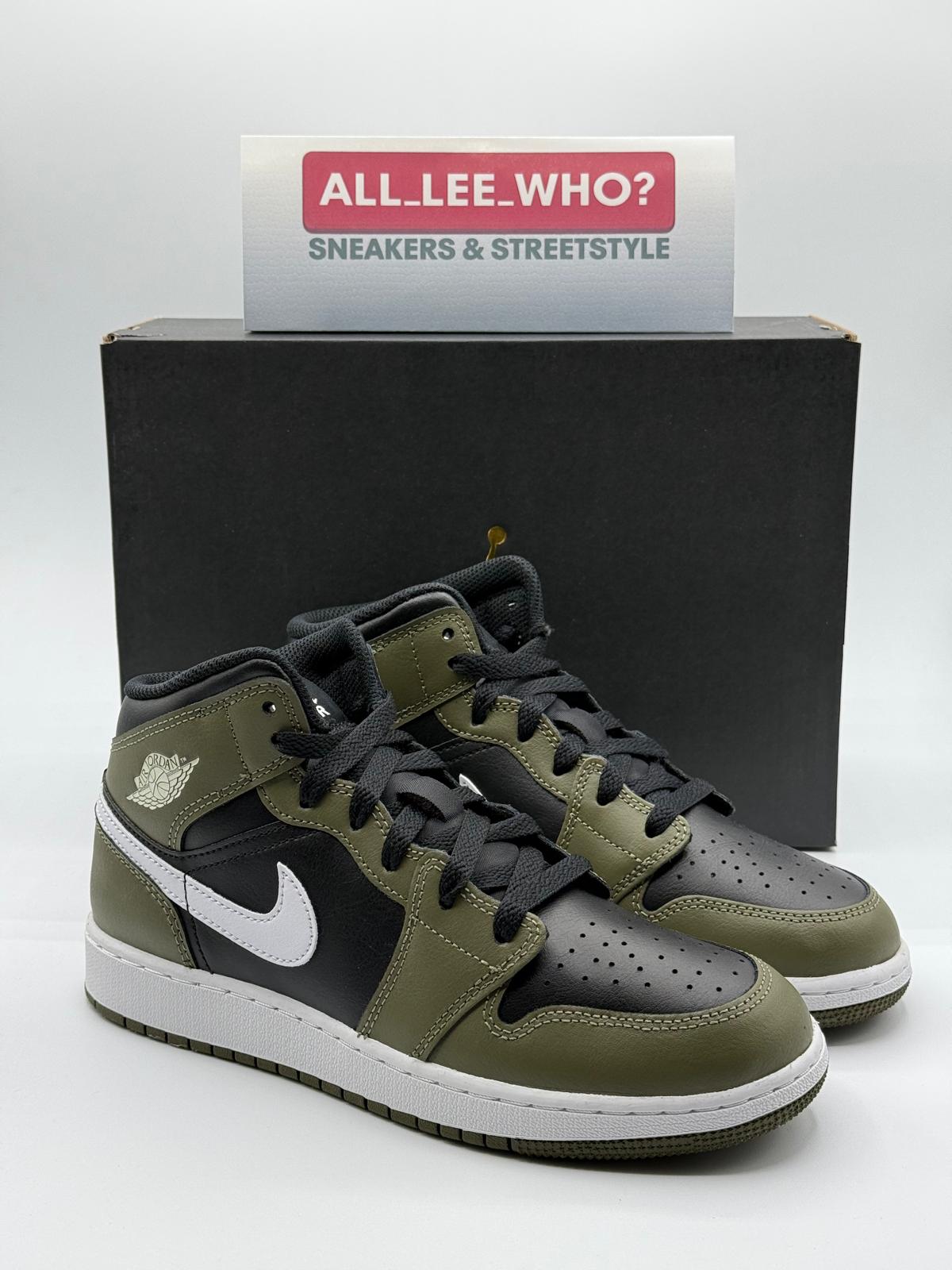 Nike Air Jordan Mid "Black Medium Olive"