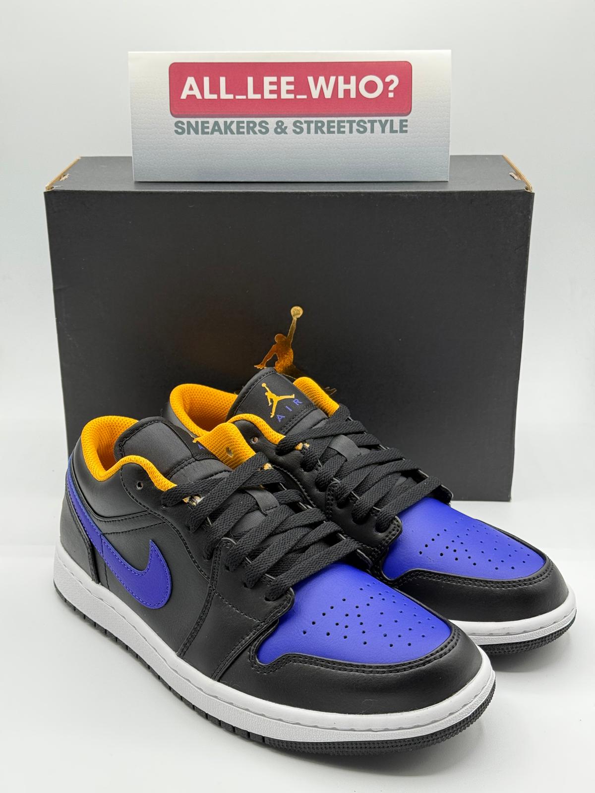 Nike Air Jordan 1 Low "Black Purple Yellow"