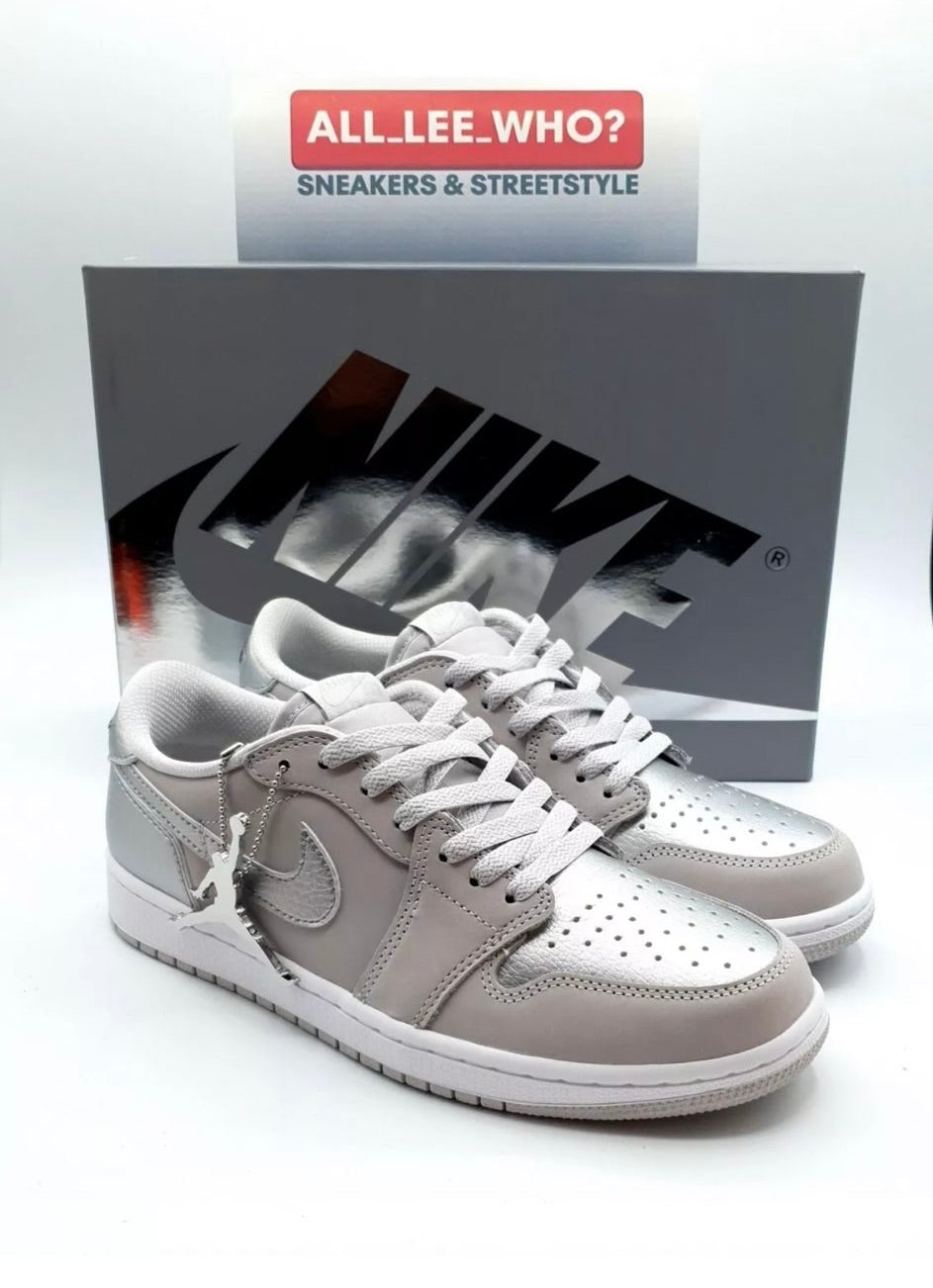 Nike Air Jordan 1 Low "Metallic Silver"
