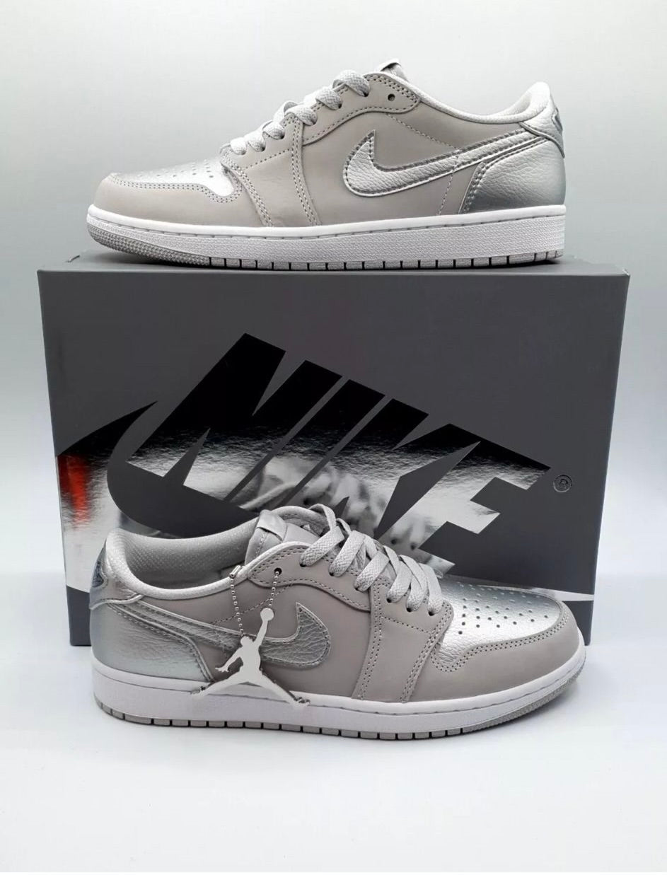 Nike Air Jordan 1 Low "Metallic Silver"