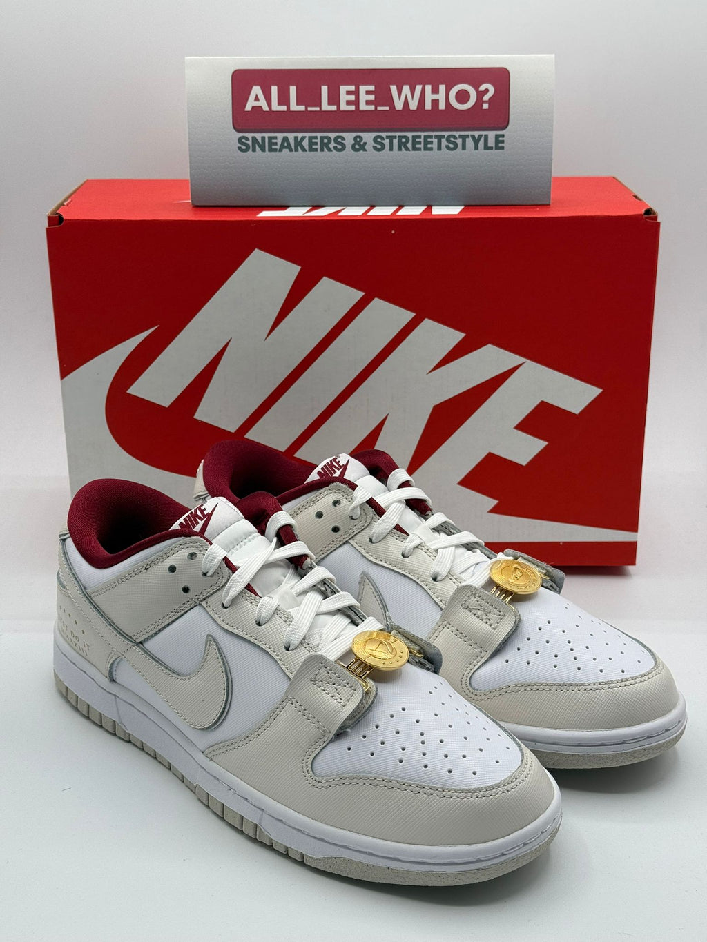 Nike Dunk Low "Just Do It x White Phantom"