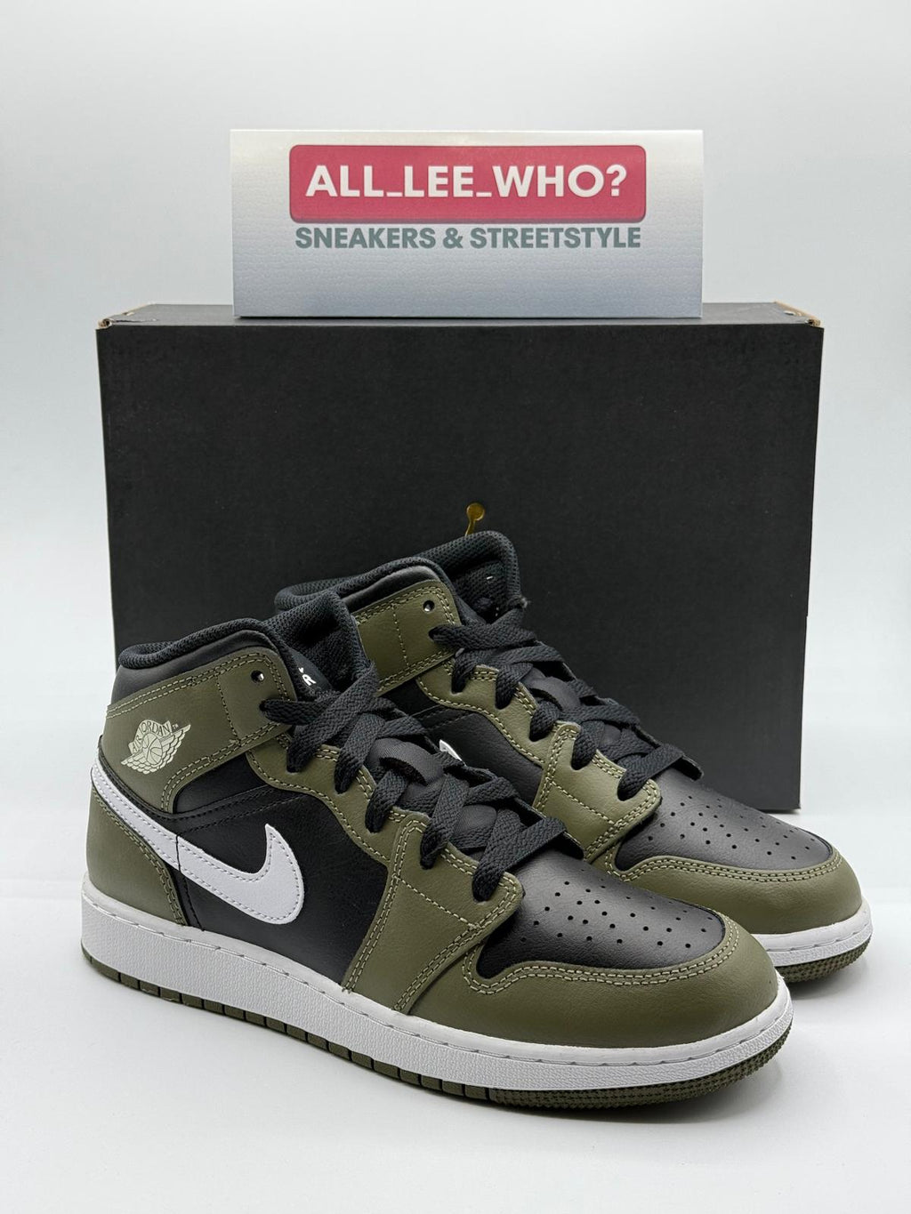 Nike Air Jordan Mid "Black Medium Olive"