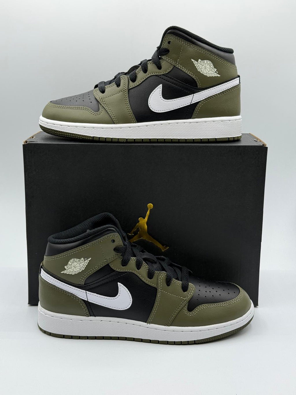 Nike Air Jordan Mid "Black Medium Olive"