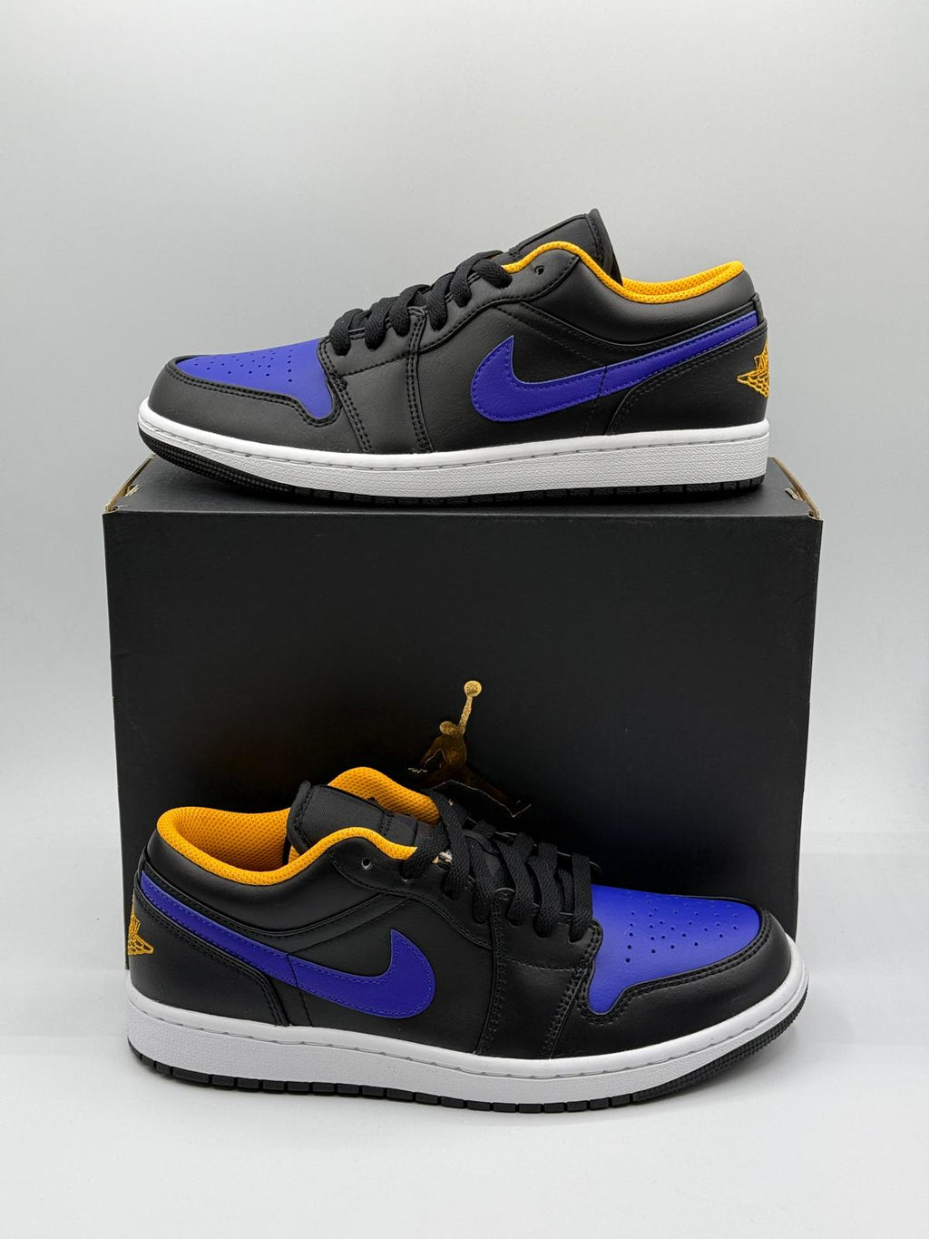 Nike Air Jordan 1 Low "Black Purple Yellow"