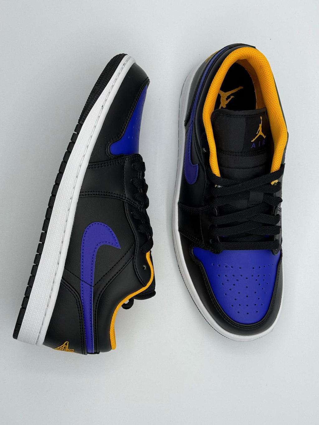 Nike Air Jordan 1 Low "Black Purple Yellow"