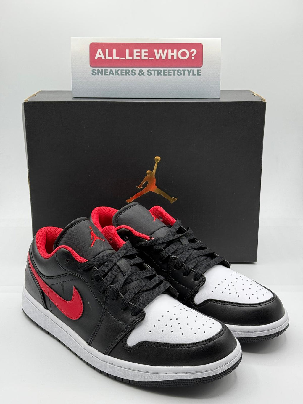 Nike Air Jordan 1 Low "Black Red"